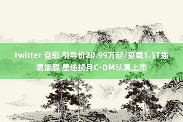 twitter 自慰 引导价20.99万起/搭载1.5T插混能源 星途揽月C-DM认真上市