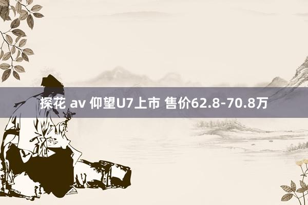 探花 av 仰望U7上市 售价62.8-70.8万