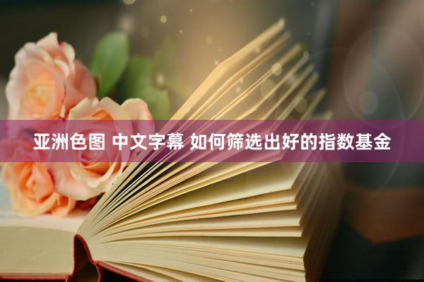 亚洲色图 中文字幕 如何筛选出好的指数基金