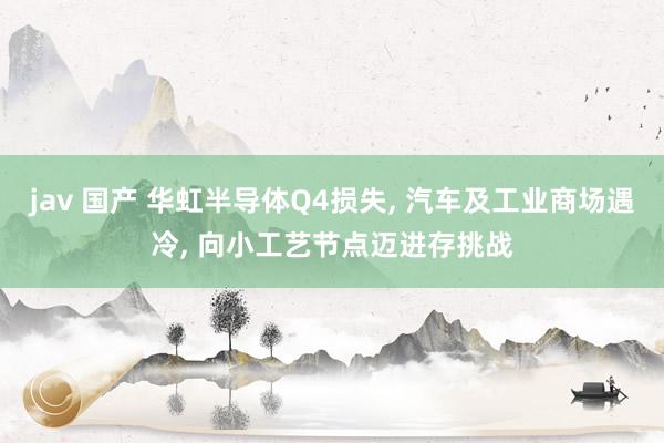 jav 国产 华虹半导体Q4损失， 汽车及工业商场遇冷， 向小工艺节点迈进存挑战